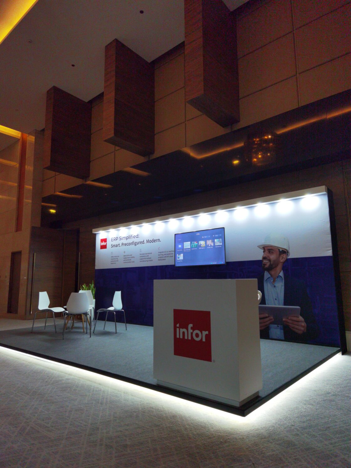 Infor Stand at UAE Manufacturing and In Industry 4.0 Summit